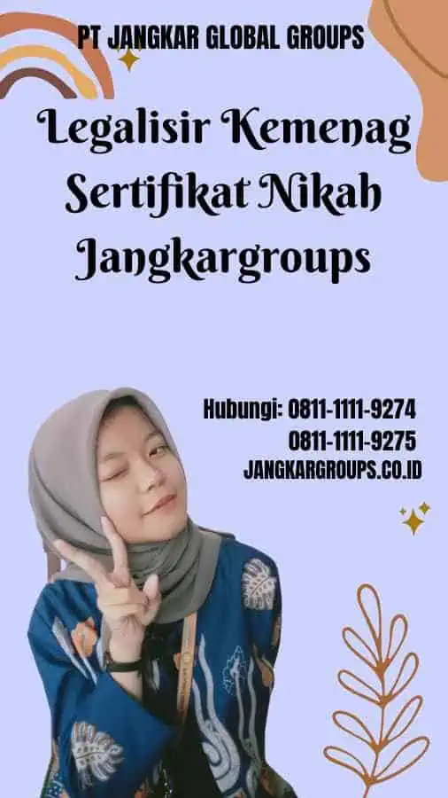 Legalisir Kemenag Sertifikat Nikah Jangkargroups