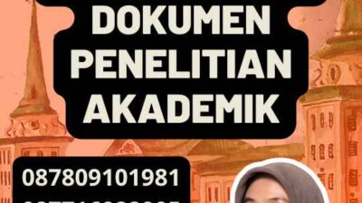 Legalisir Kemendikbud Dokumen Penelitian Akademik