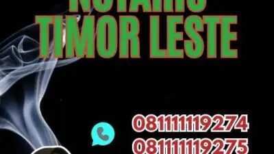 Legalisir Notaris Timor Leste