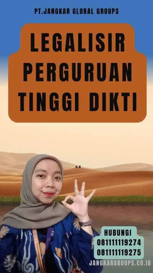 Legalisir Perguruan Tinggi Dikti