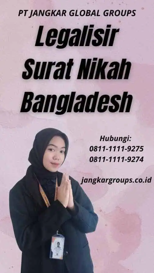 Legalisir Surat Nikah Bangladesh