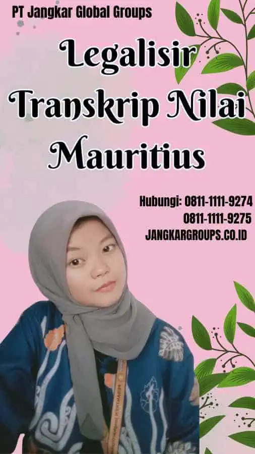 Legalisir Transkrip Nilai Mauritius