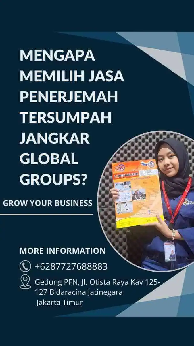 Mengapa Memilih Jasa Penerjemah Tersumpah Jangkar Global Groups?