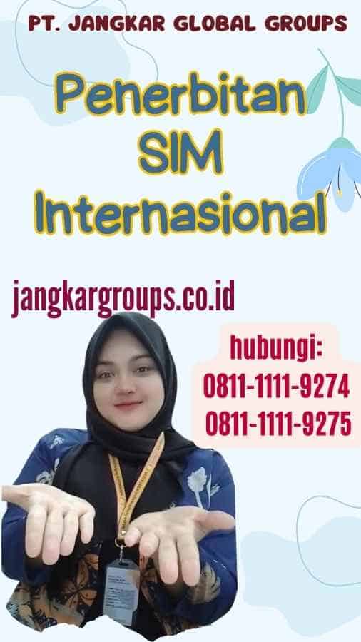 Penerbitan SIM Internasional