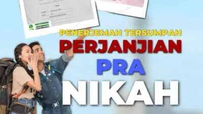 Penerjemah Tersumpah Perjanjian Pranikah: Preneuptial