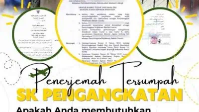 Apakah Anda membutuhkan terjemahan resmi untuk Surat Keputusan (SK) Pengangkatan? Jangan khawatir! Kami hadir untuk memberikan solusi terbaik bagi Anda.