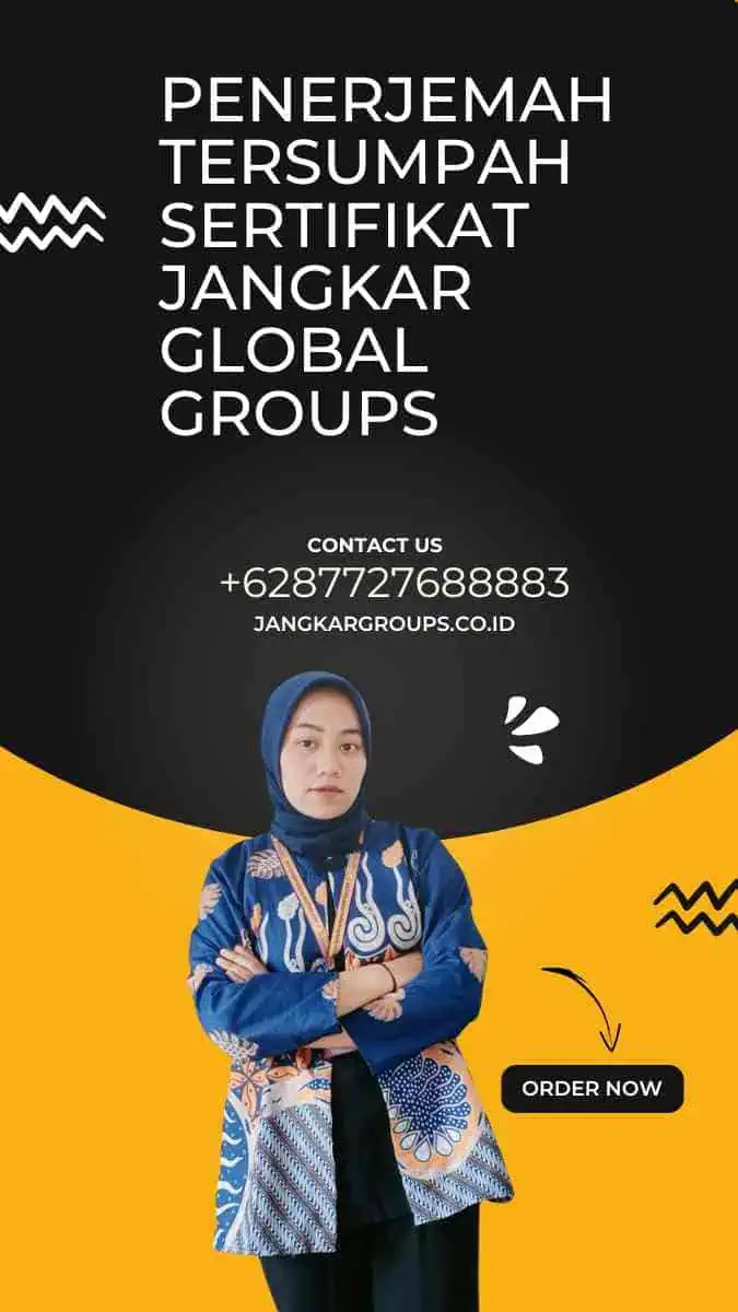 Penerjemah Tersumpah Sertifikat Jangkar Global Groups