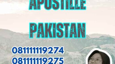 Pengesahan Apostille Pakistan