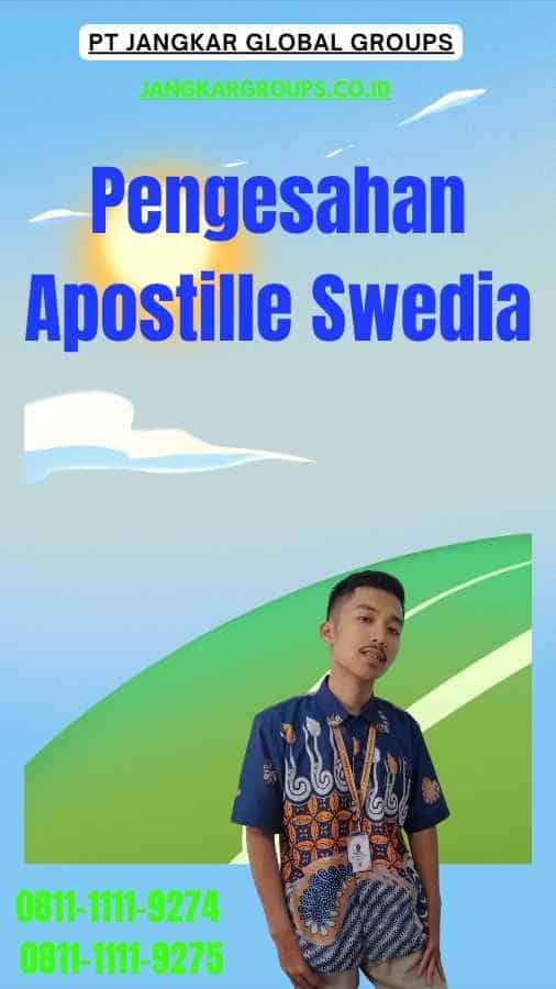 Pengesahan Apostille Swedia