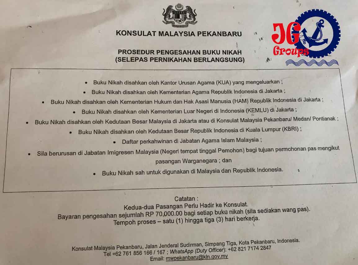 Pengesahan Buku Nikah