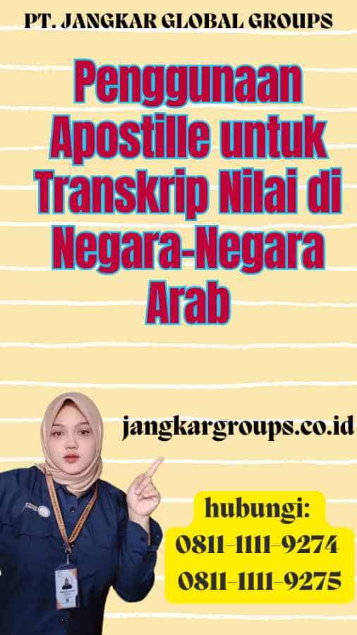 Penggunaan Apostille untuk Transkrip Nilai di Negara-Negara Arab