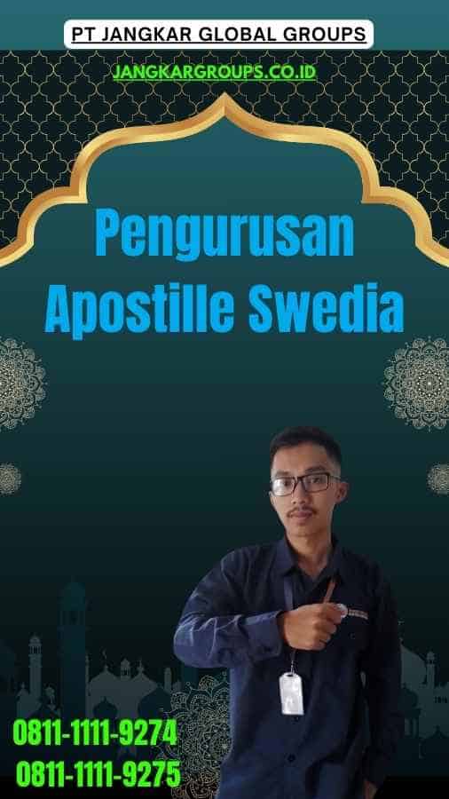 Pengurusan Apostille Swedia