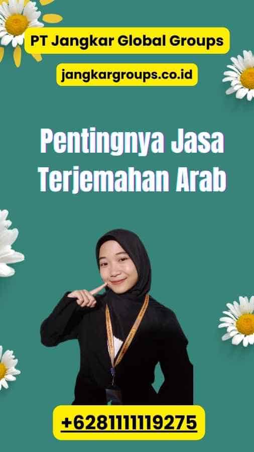 Pentingnya Jasa Terjemahan Arab