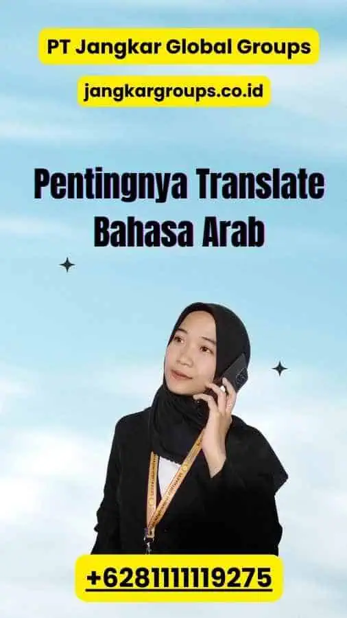 Pentingnya Translate Bahasa Arab