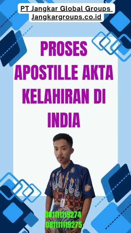 Proses Apostille Akta Kelahiran di India