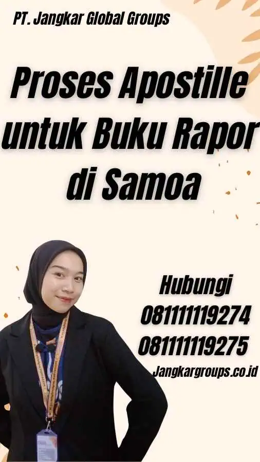 Proses Apostille untuk Buku Rapor di Samoa