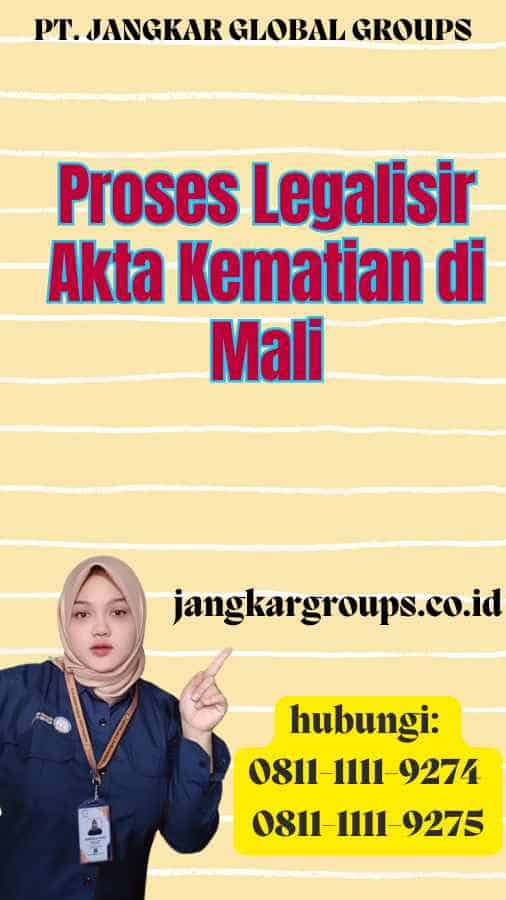 Proses Legalisir Akta Kematian di Mali