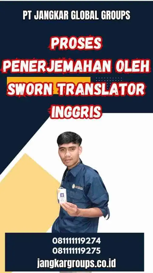 Proses Penerjemahan oleh Sworn Translator Inggris