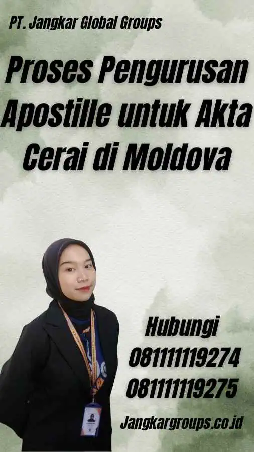 Proses Pengurusan Apostille untuk Akta Cerai di Moldova