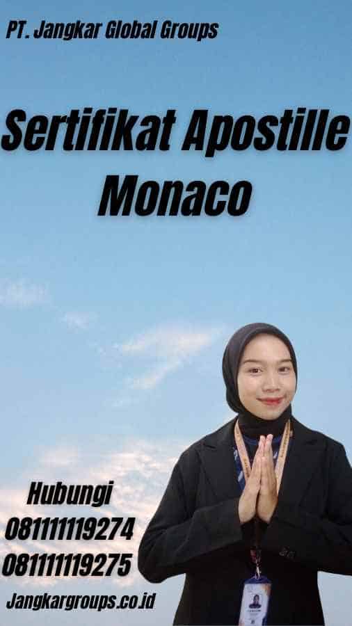 Sertifikat Apostille Monaco