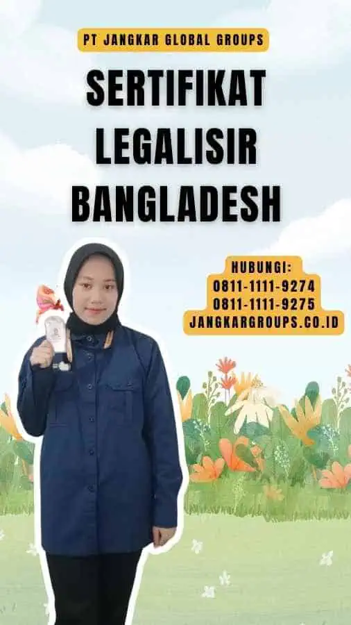 Sertifikat Legalisir Bangladesh