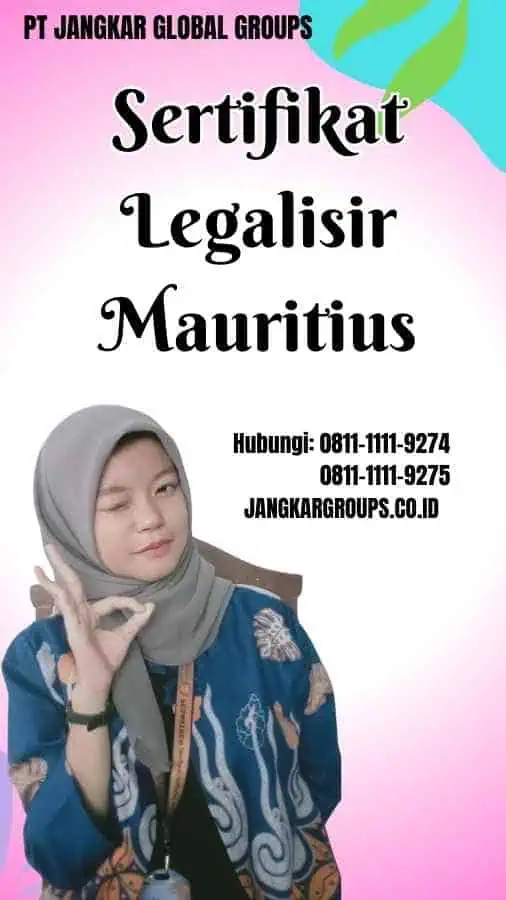 Sertifikat Legalisir Mauritius