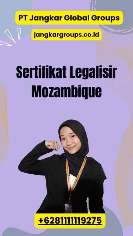 Sertifikat Legalisir Mozambique