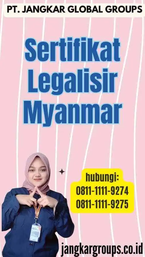 Sertifikat Legalisir Myanmar