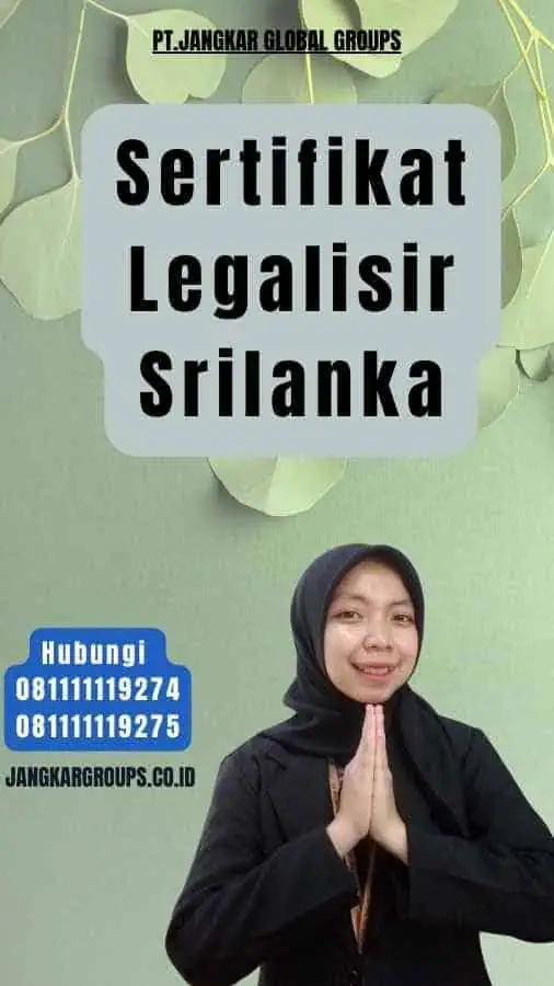 Sertifikat Legalisir Srilanka