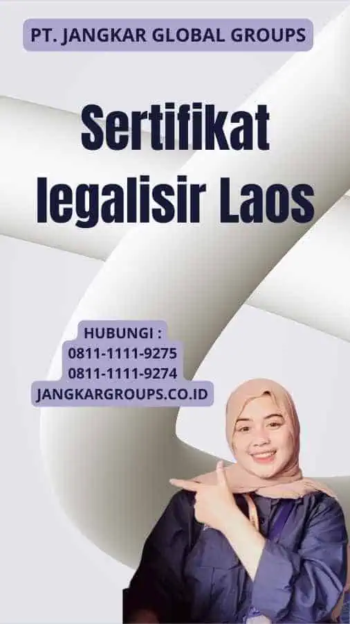 Sertifikat legalisir Laos