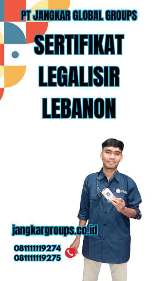 Sertifikat legalisir Lebanon