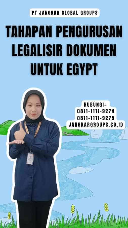 Tahapan Pengurusan Legalisir Dokumen untuk Egypt