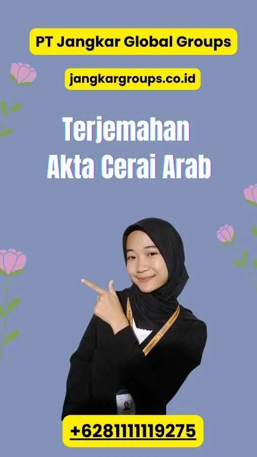 Terjemahan Akta Cerai Arab