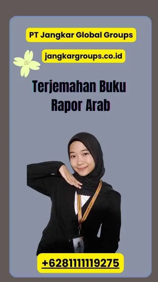 Terjemahan Buku Rapor Arab