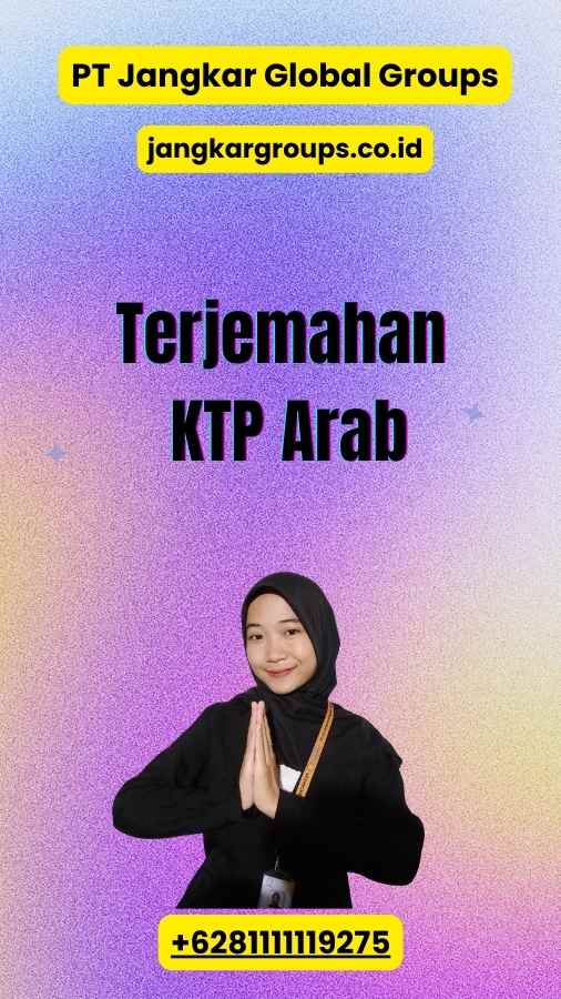 Terjemahan KTP Arab