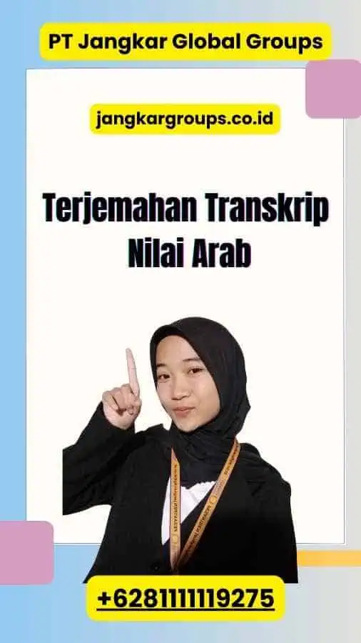 Terjemahan Transkrip Nilai Arab