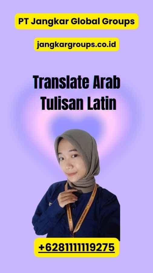 Translate Arab Tulisan Latin