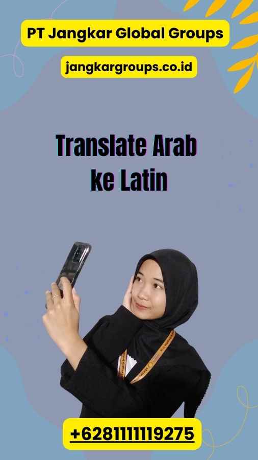 Translate Arab ke Latin