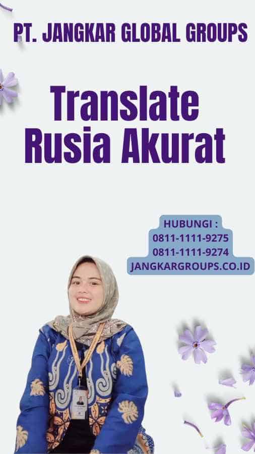 Translate Rusia Akurat