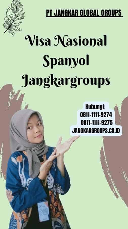 Visa Nasional Spanyol Jangkargroups