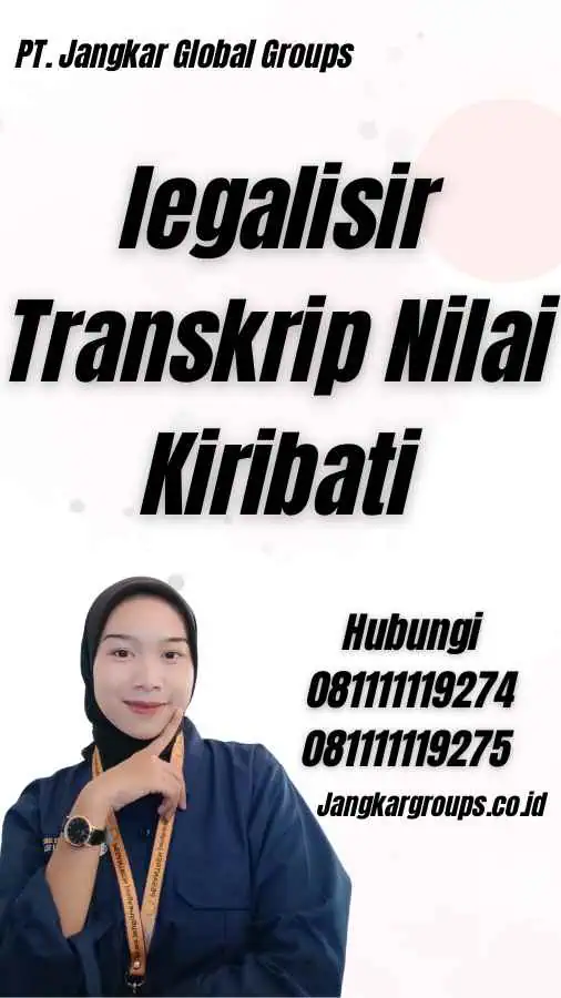 legalisir Transkrip Nilai Kiribati