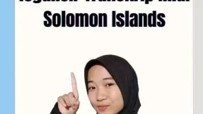 legalisir Transkrip Nilai Solomon Islands