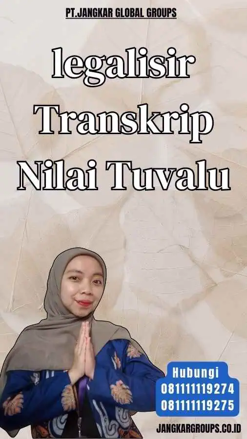 legalisir Transkrip Nilai Tuvalu