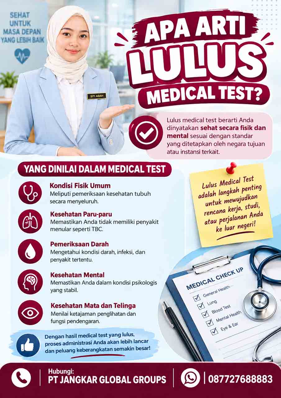 Apa Arti Lulus Medical Test