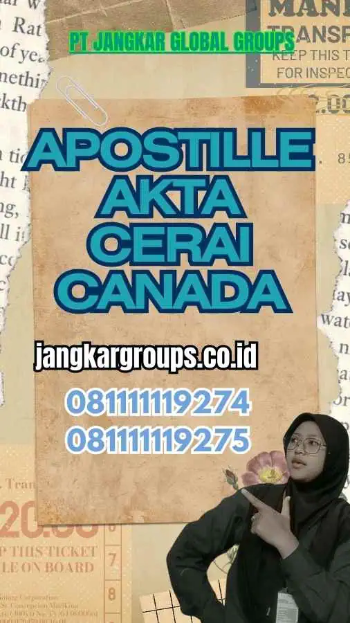 Apostille Akta Cerai Canada