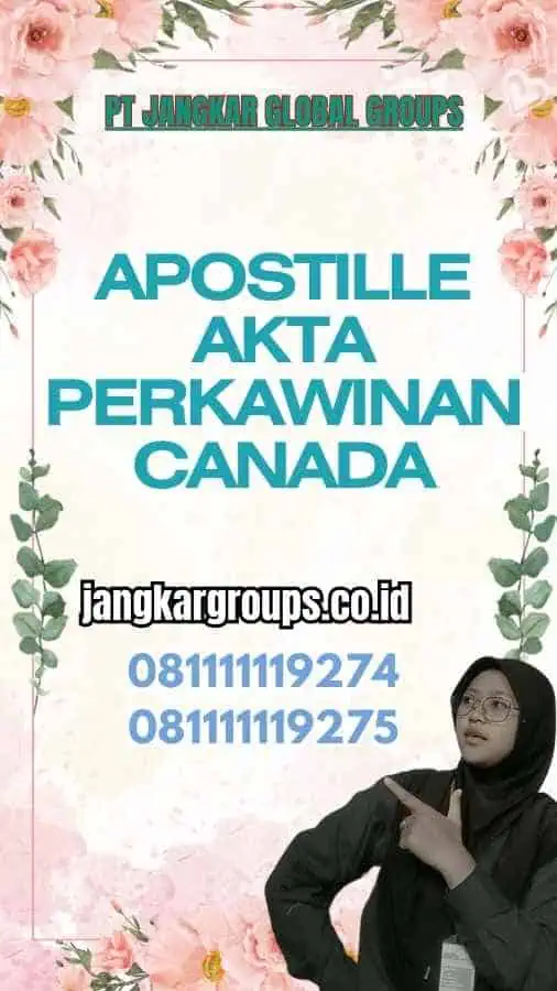 Apostille Akta Perkawinan Canada