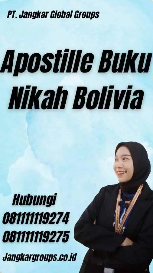 Apostille Buku Nikah Bolivia