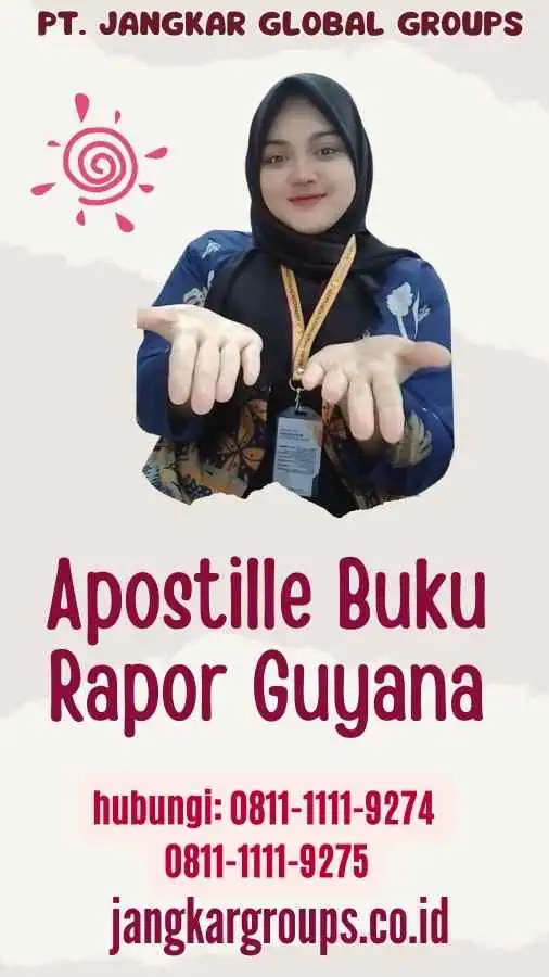 Apostille Buku Rapor Guyana