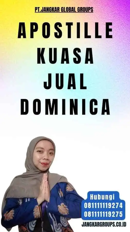 Apostille Kuasa Jual Dominica