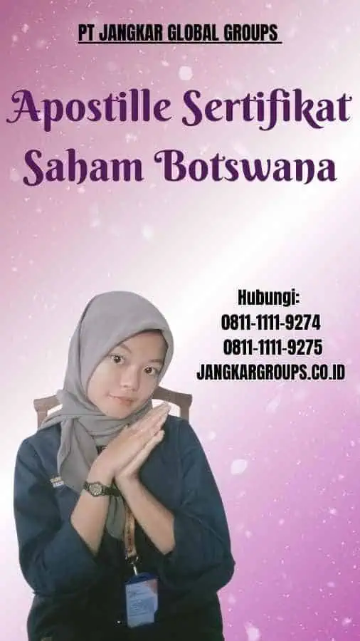 Apostille Sertifikat Saham Botswana